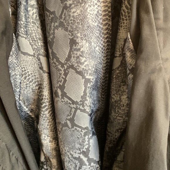 AdditionElle Ruffle-Trim Mid length Coat size 1x - Picture 6 of 6